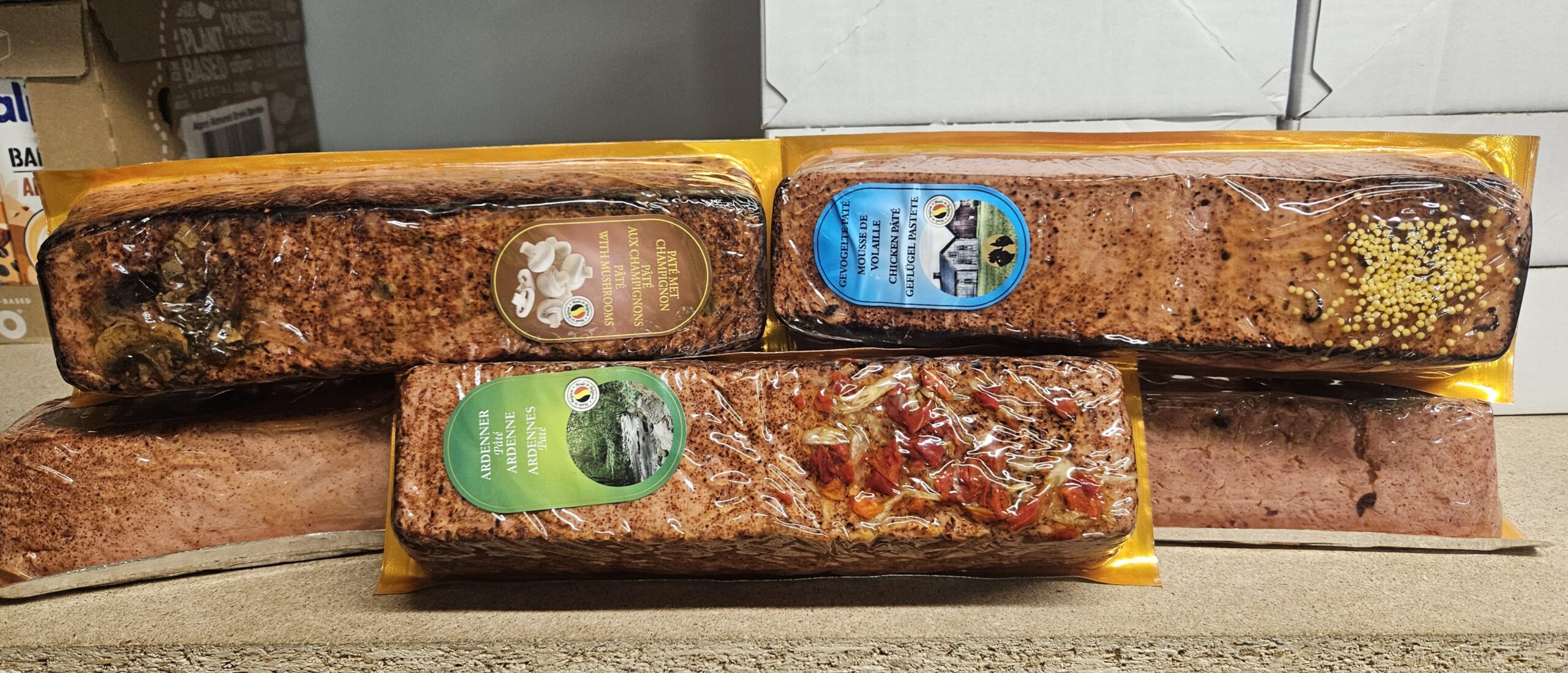 Pâtés and black pudding