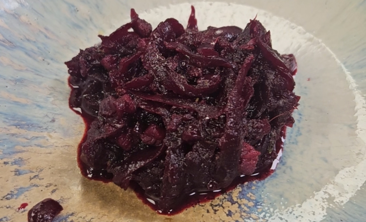 Beetroot choucroute