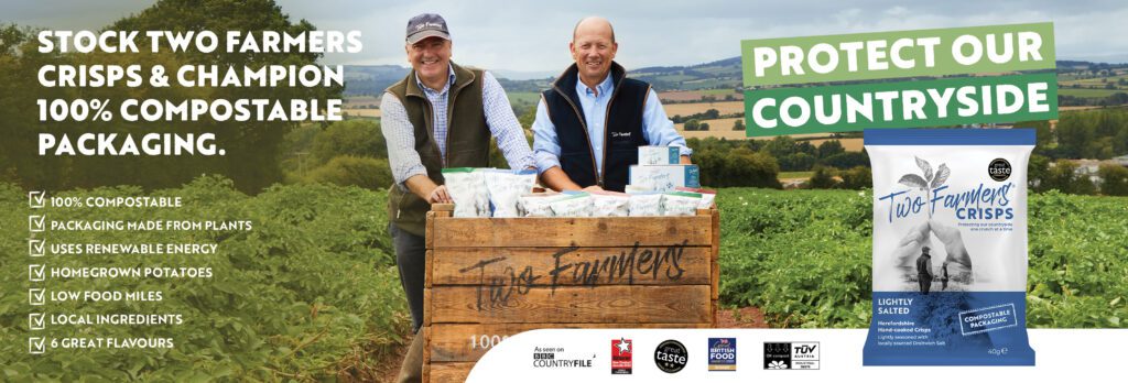 Delicious hand-cooked Two Farmers crisps